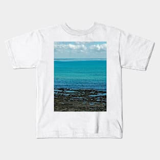 Tropical Coral Beach Seascape Landscape Kids T-Shirt